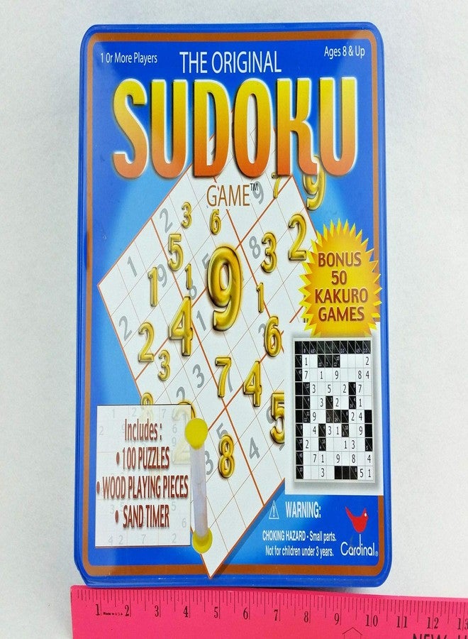 Cardinal Industries Sudoku/Kakuro Deluxe Game Tin - Image 1